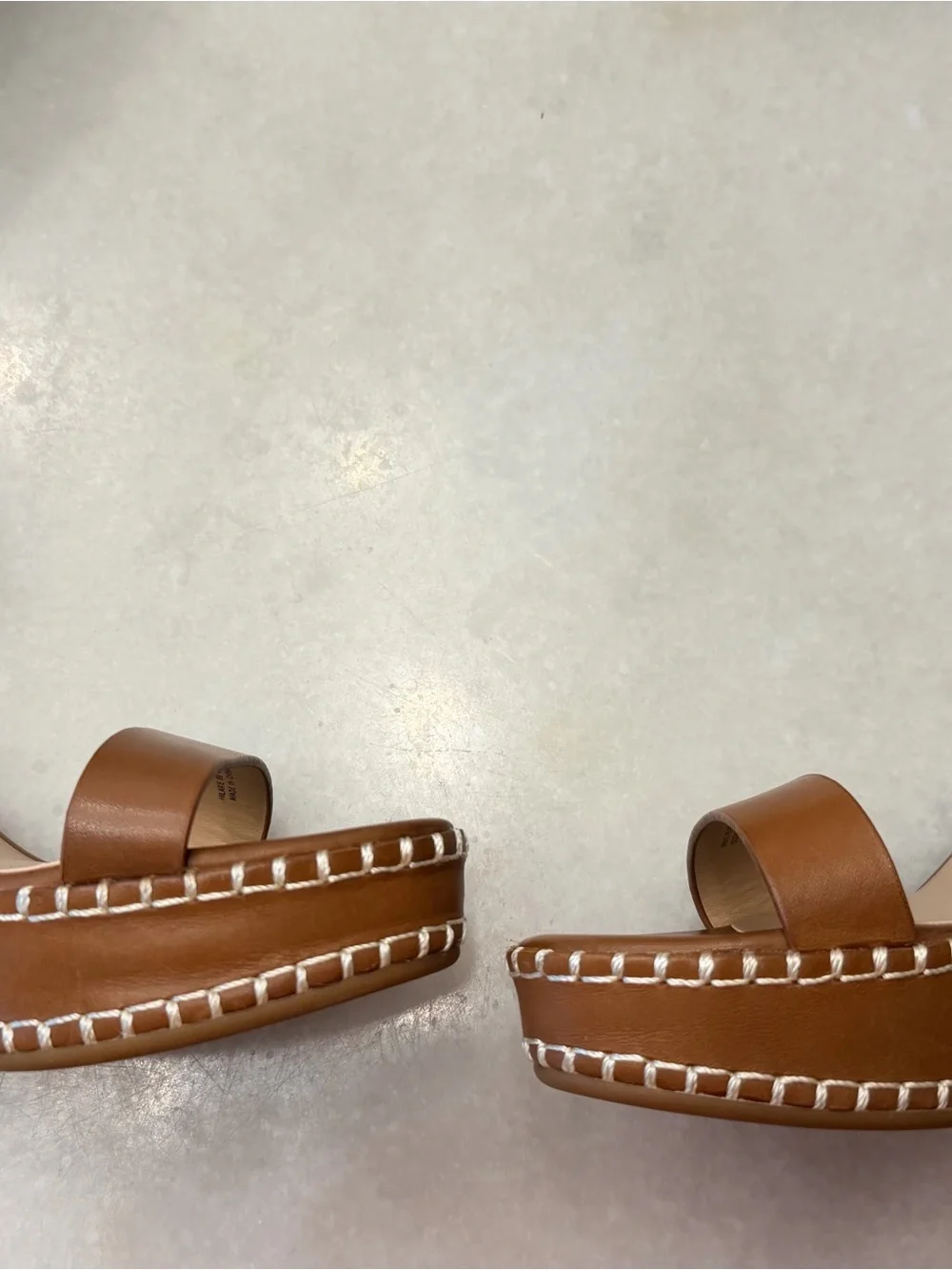 Lauren Ralph Lauren tan leather